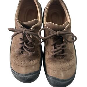 Keen Women’s Brown Presidio Casual Oxford Leather Shoes